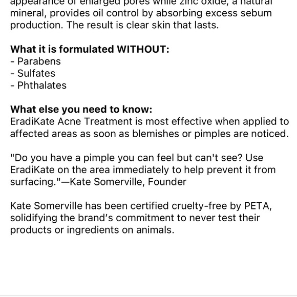 Kate Somerville Pimple Cream - Picture 3 of 3